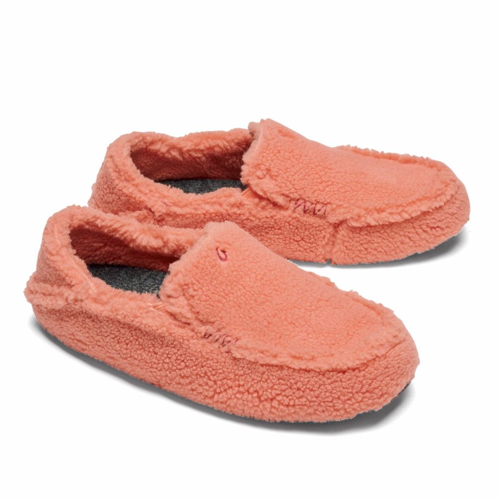 Zapatos Olukai Nohea Heu Slipper - Pantuflas Mujer Coral 20275-894